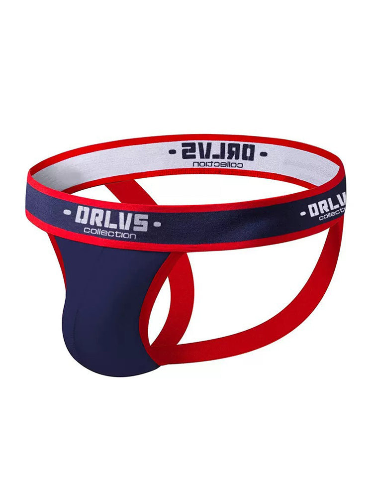 3 Pack Men's U-Pouch Striped Sexy Jockstraps