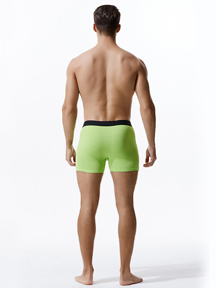 Men's Cotton Long-Length Anti-Chafing Boxers Briefs & Midway Briefs