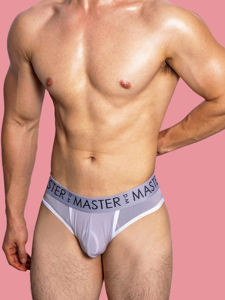 3 Pack Men's High Elasticity Quick-Dry Gun Egg Separation Wide Waist Briefs