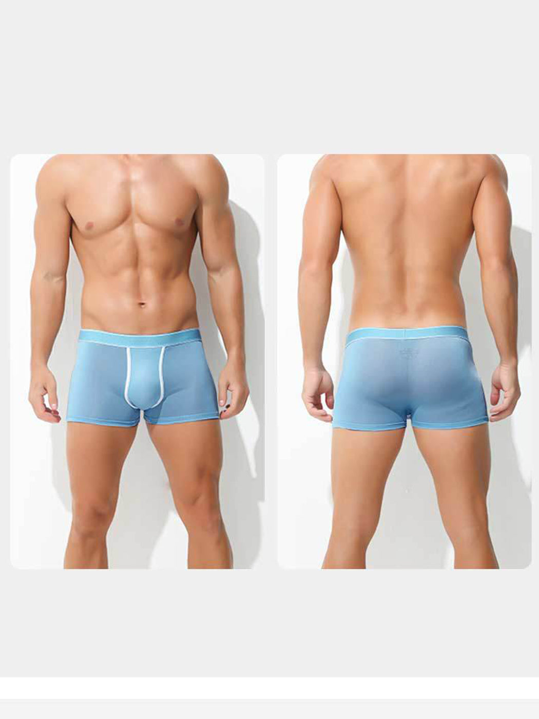 3 Pack Men's Breathable Micro Thin Trunks