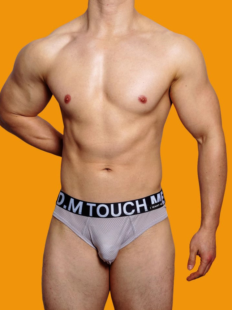 2 Pack Men's Low Waist Mesh Nylon Breathable Jockstrap