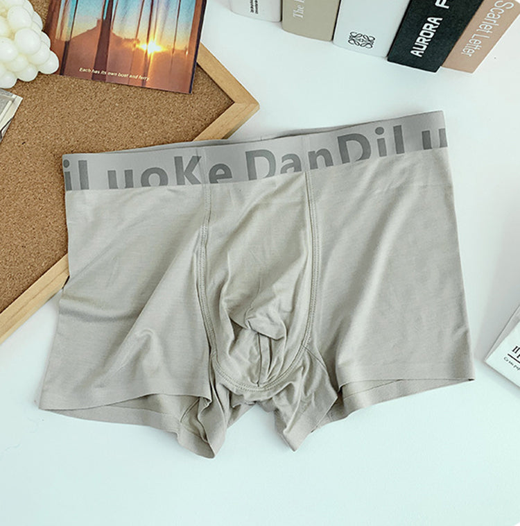 3 Pack Men's Antibacterial Seamless Boxer Briefs