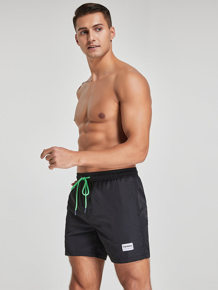 Men's Solid Breathable Beach Shorts Boxer