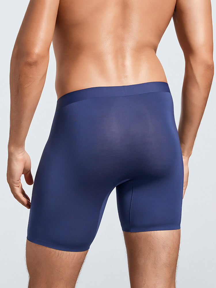 2 Pack Men's Long Athletic Boxer Briefs