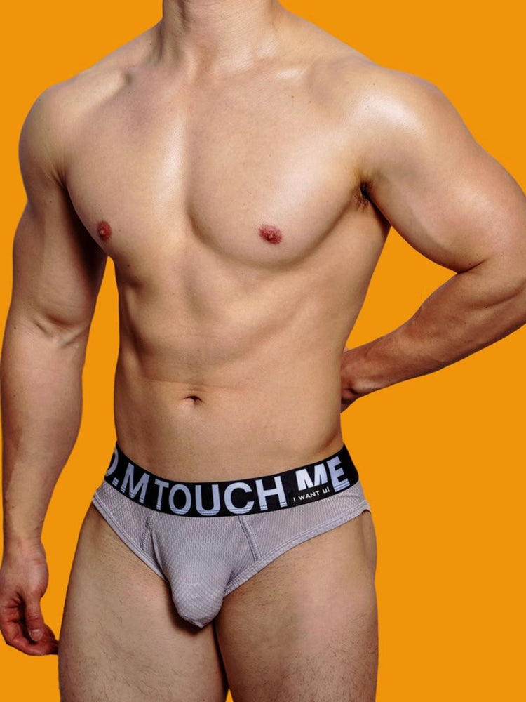 2 Pack Men's Low Waist Mesh Nylon Breathable Jockstrap