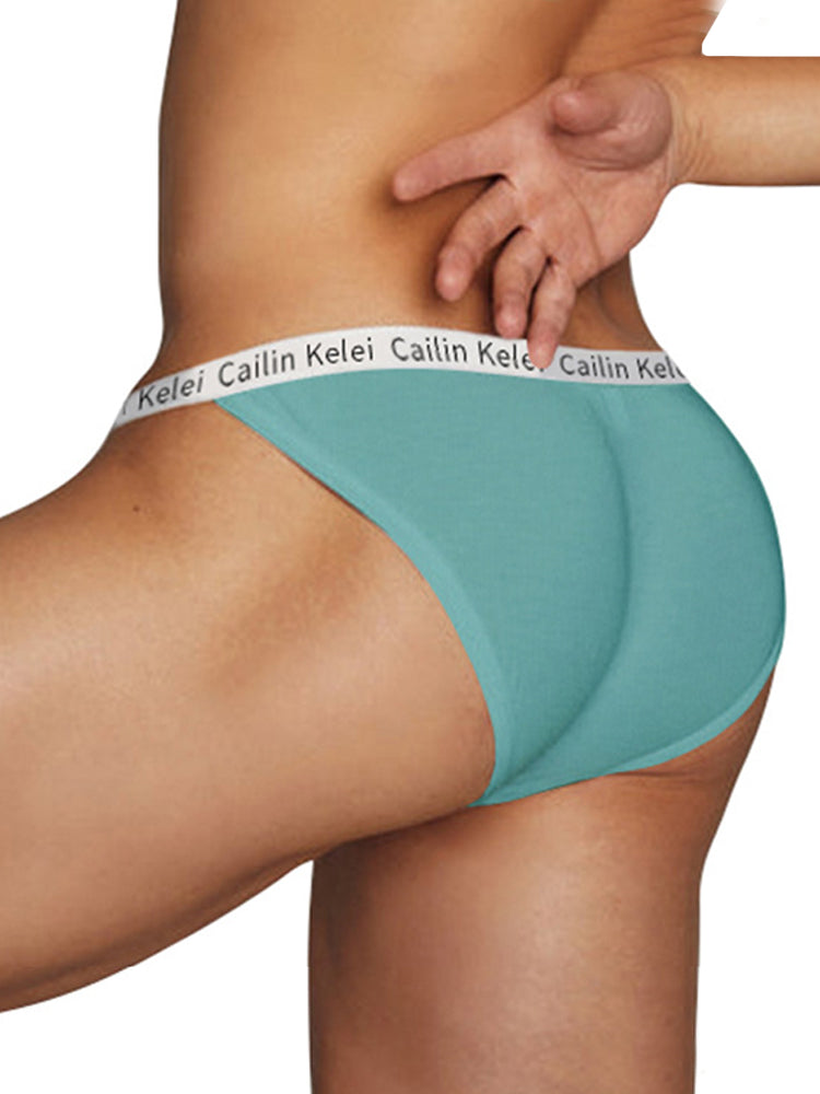 3-pack Men's Ultra Sexy Low Rise U-shaped Convex Pouch Briefs