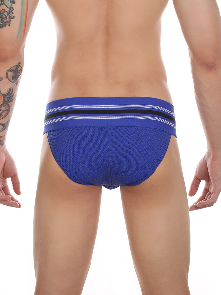 2 Pack Men's High-Stretch Rainbow Sports Comfort Bikini