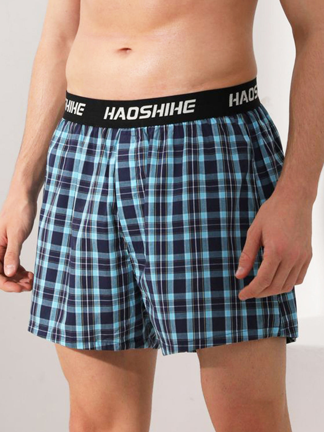 Men's 100% Cotton Boxers With Button Fly