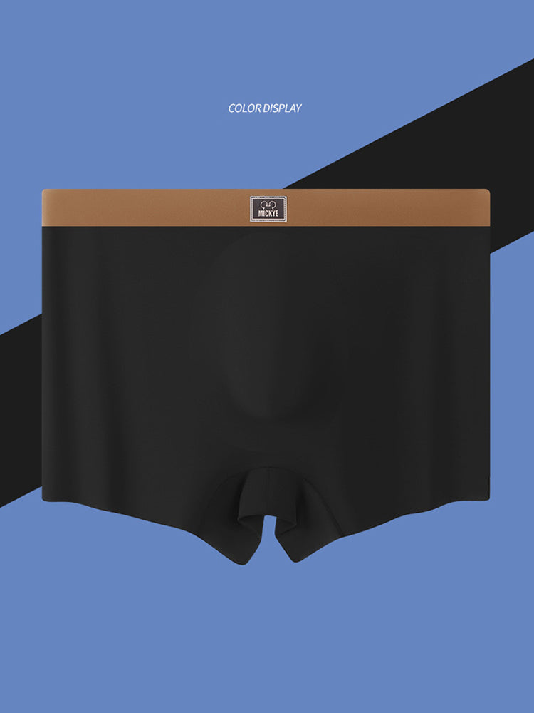 4 Pack Men's Seamless Antibacterial Boxers Briefs