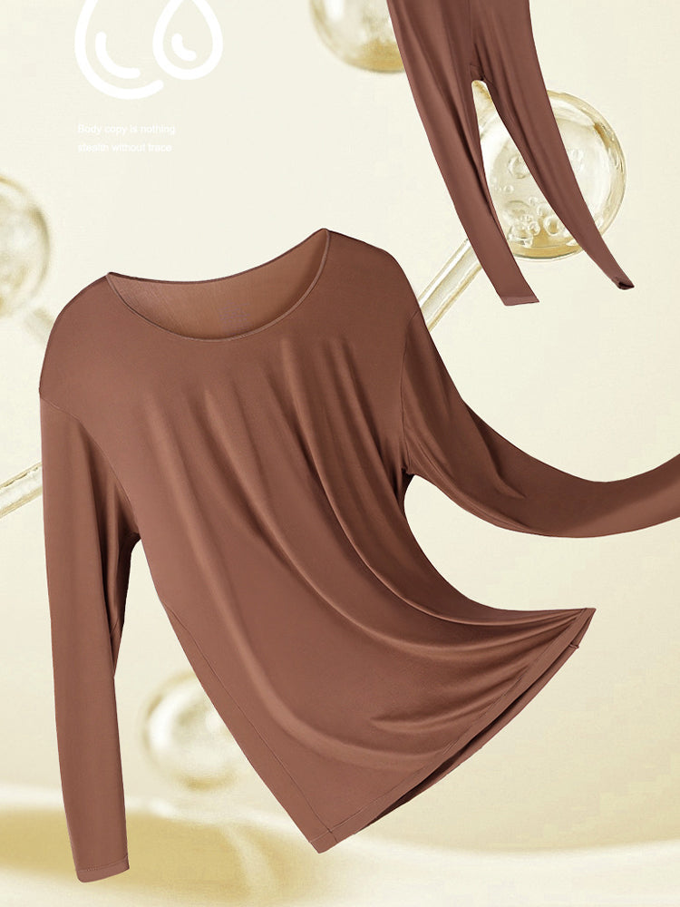 Men's Skin-Friendly Ultra-Thin High-Elastic Anti-Static Thermal Base Layer Tops & Bottoms