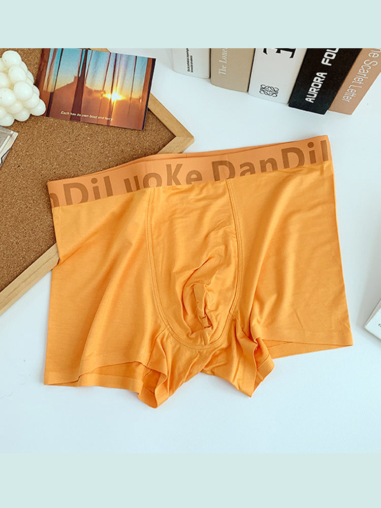 3 Pack Men's Antibacterial Seamless Boxer Briefs