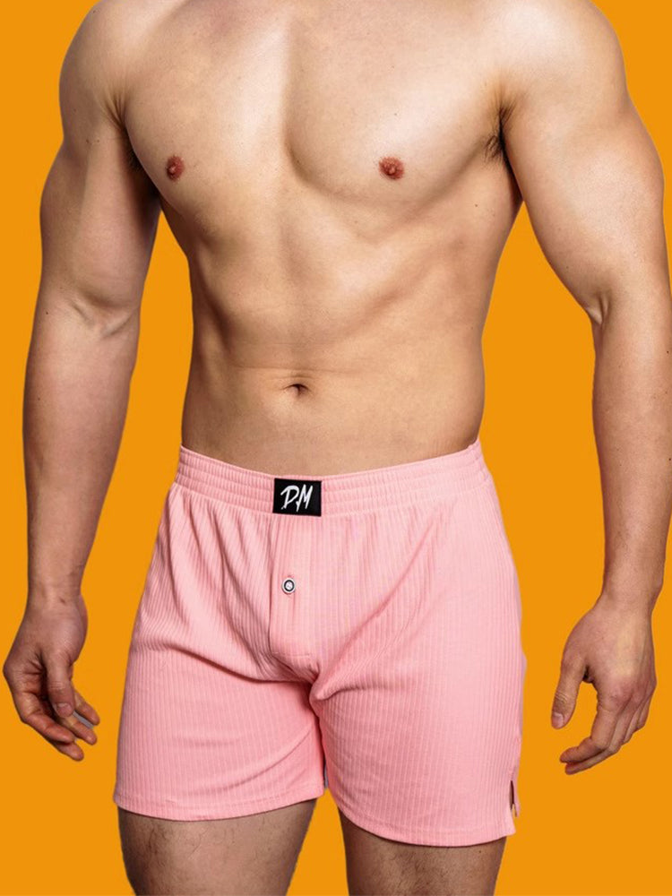 2 Pack Low-Rise Cotton Casual Solid Boxers
