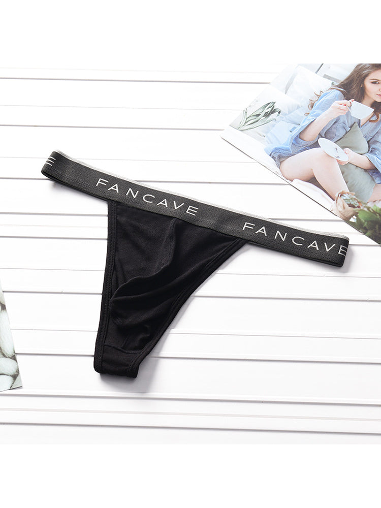 3 Pack Men's Modal U-Pouch Mid-Rise Thongs