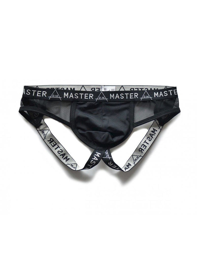 2 Pack Men's Low-Rise Sexy Double Strap Jockstrap