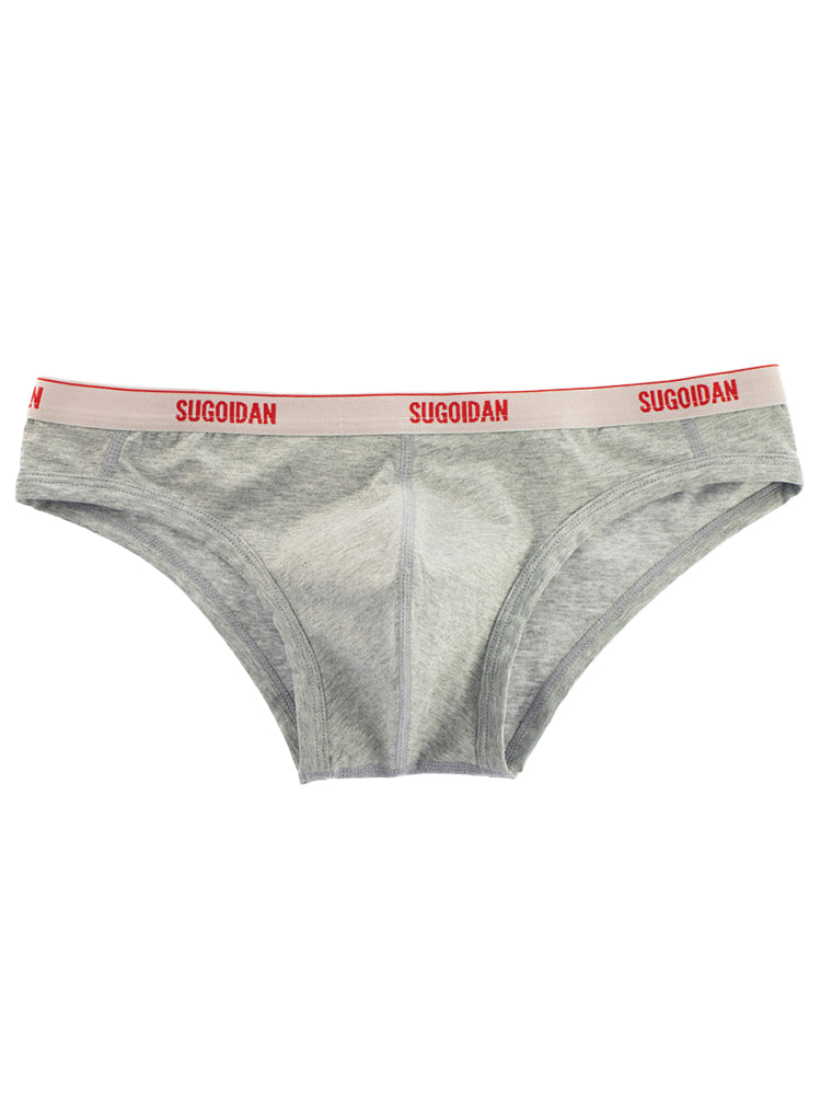 3 Pack Men's Cotton Ultra-Narrow Waistband Sexy Breathable Briefs