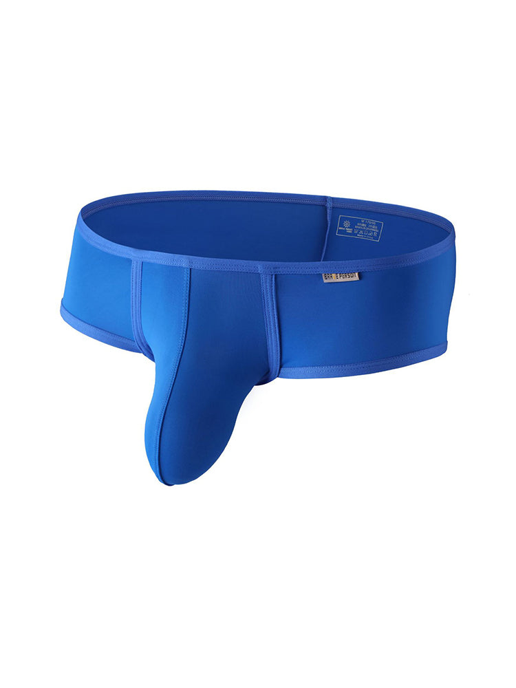 2 Pack Men's 3D Pouch Low-Rise Slim-Fit Trunks