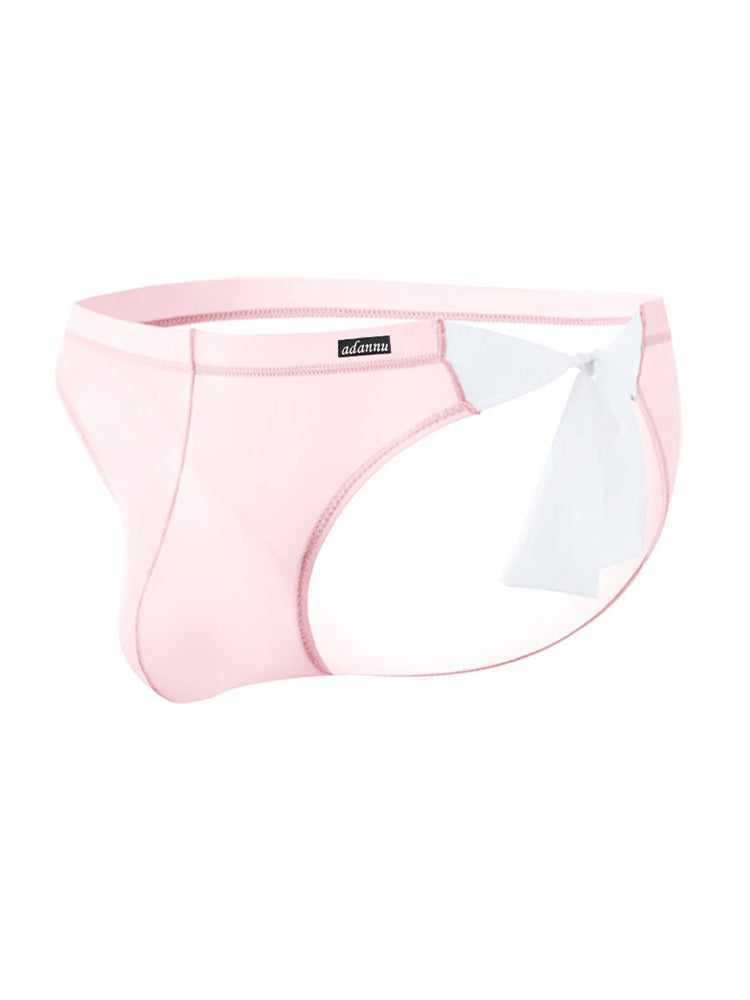 2 Pack Men's Nylon Ultra-Thin Breathable Semi-Transparent Sexy Briefs