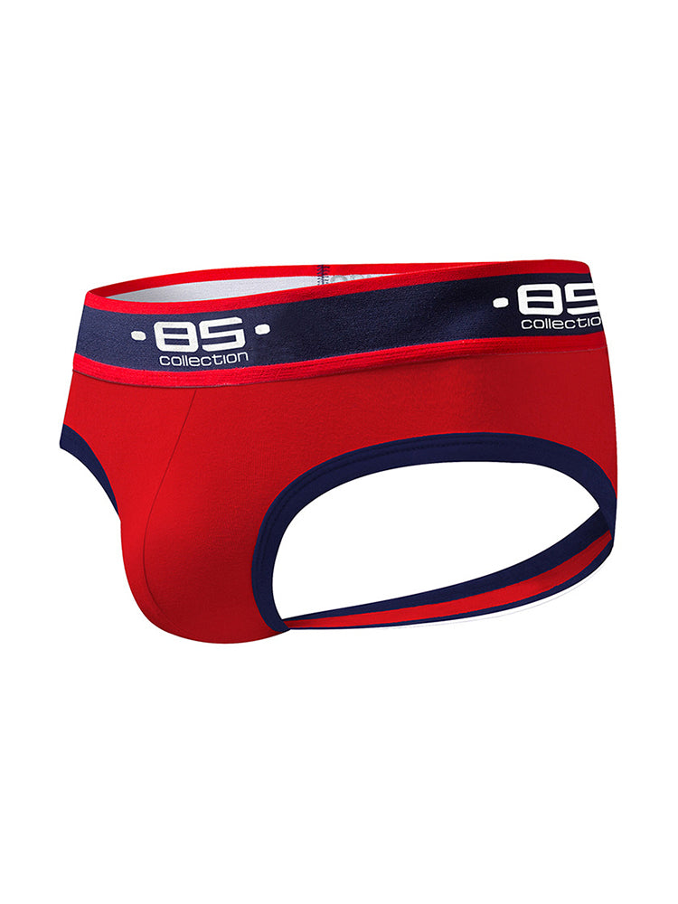 3 Pack Men's Low-Rise Open-Back Sexy Jockstraps