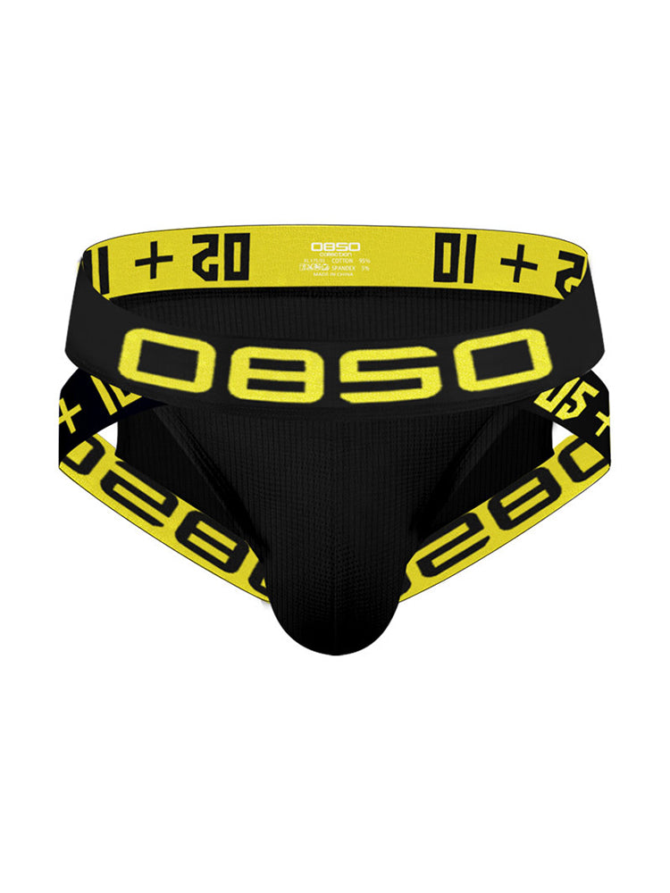 2 Pack Men's Breathable Personalized Low-Rise High-Elastic Briefs