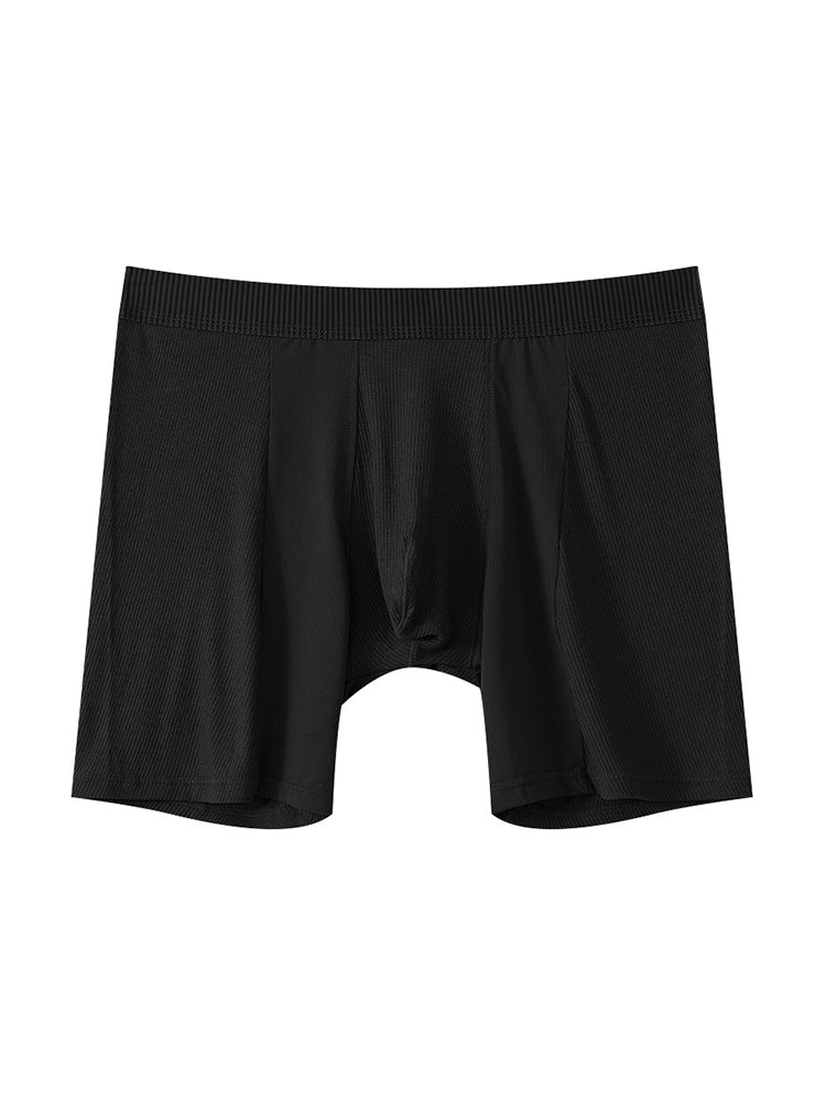 2 Pack Men's Anti-friction Sports Long Nylon Mesh Briefs