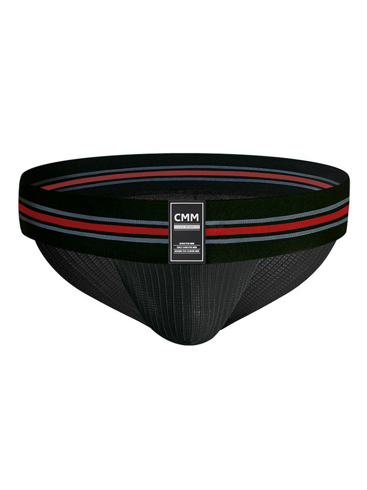 2 Pack Men's High-Stretch Rainbow Sports Comfort Bikini