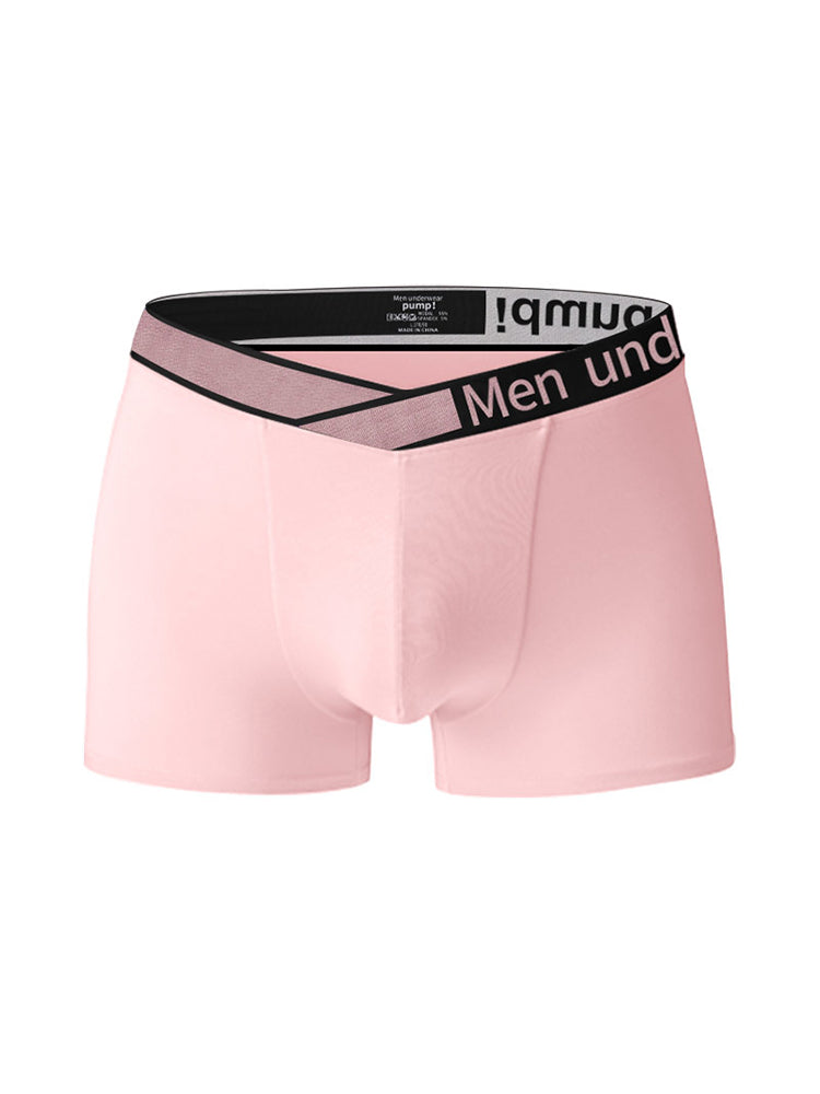 2 Pack Men's Modal Breathable U-Pouch Trunks