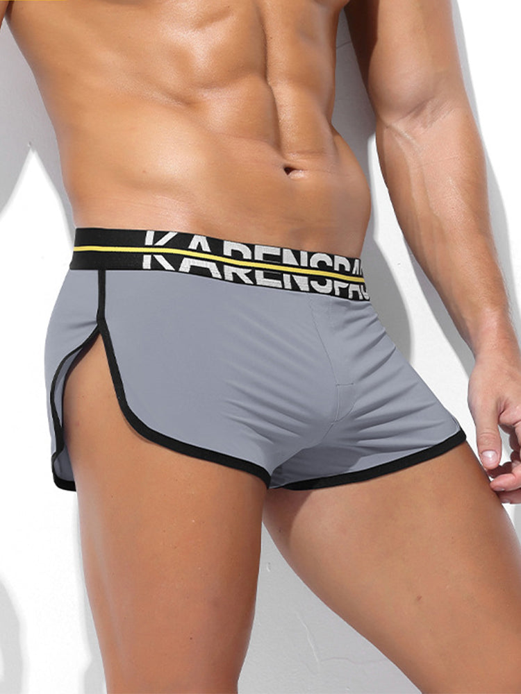 2 Pack Men's Comfortable Lounge Sport Boxer Briefs