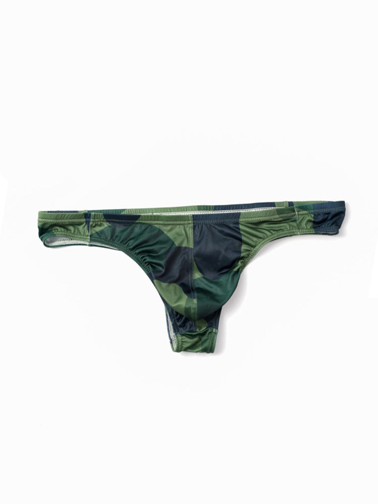 2 Pack Men's U-Pouch Camouflage Trendy Briefs