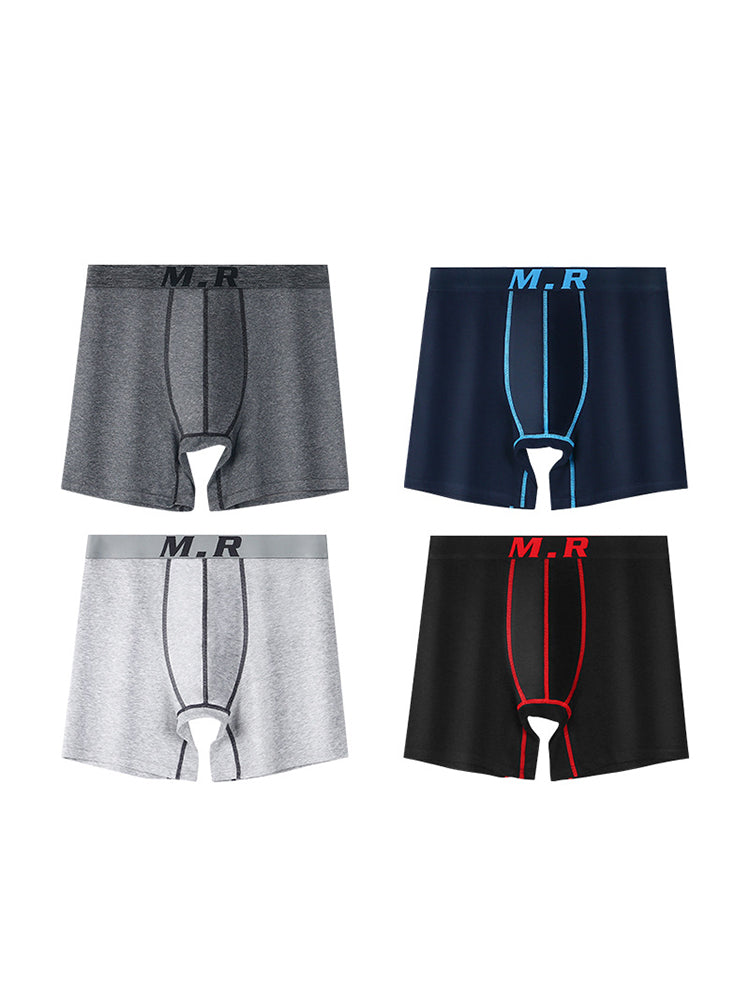 4 Pack Men's Classic Microfiber Trunks