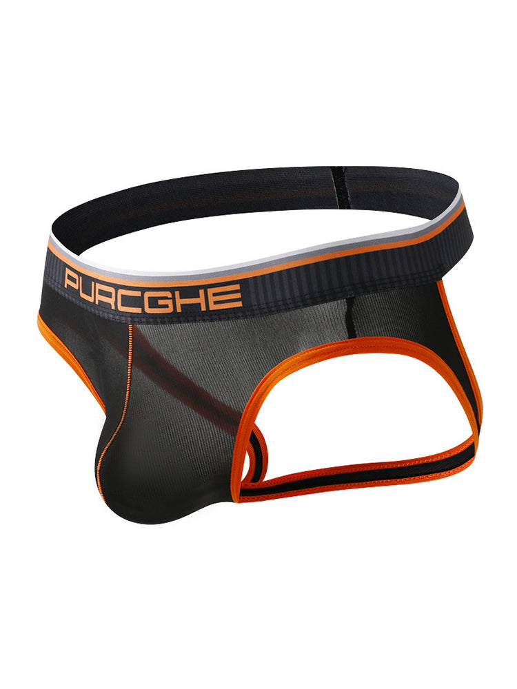 3 Pack Men's Low-Rise Ice Silk Jockstrap