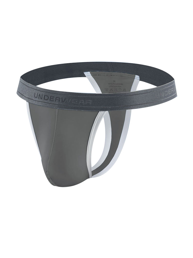 3 Pack Men's Contoured Pouch Ice Silk Thong