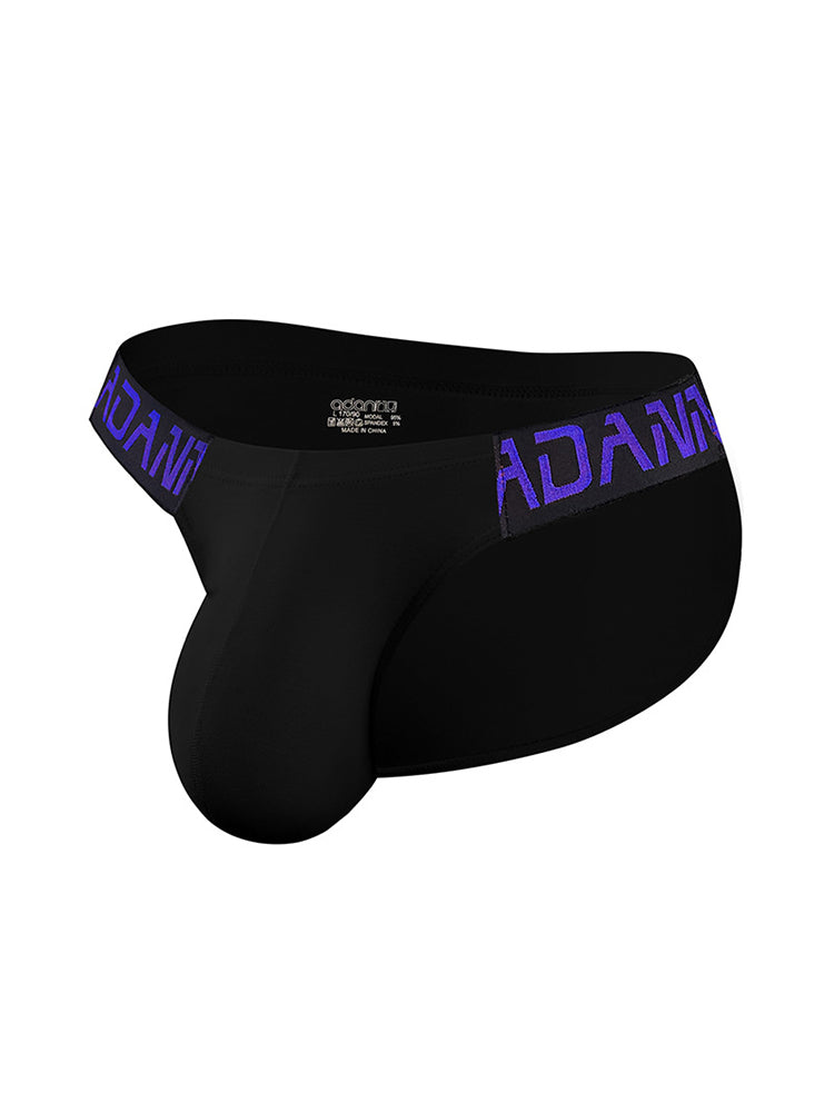 Men's Sexy Spliced Color Big Pouch Bikini