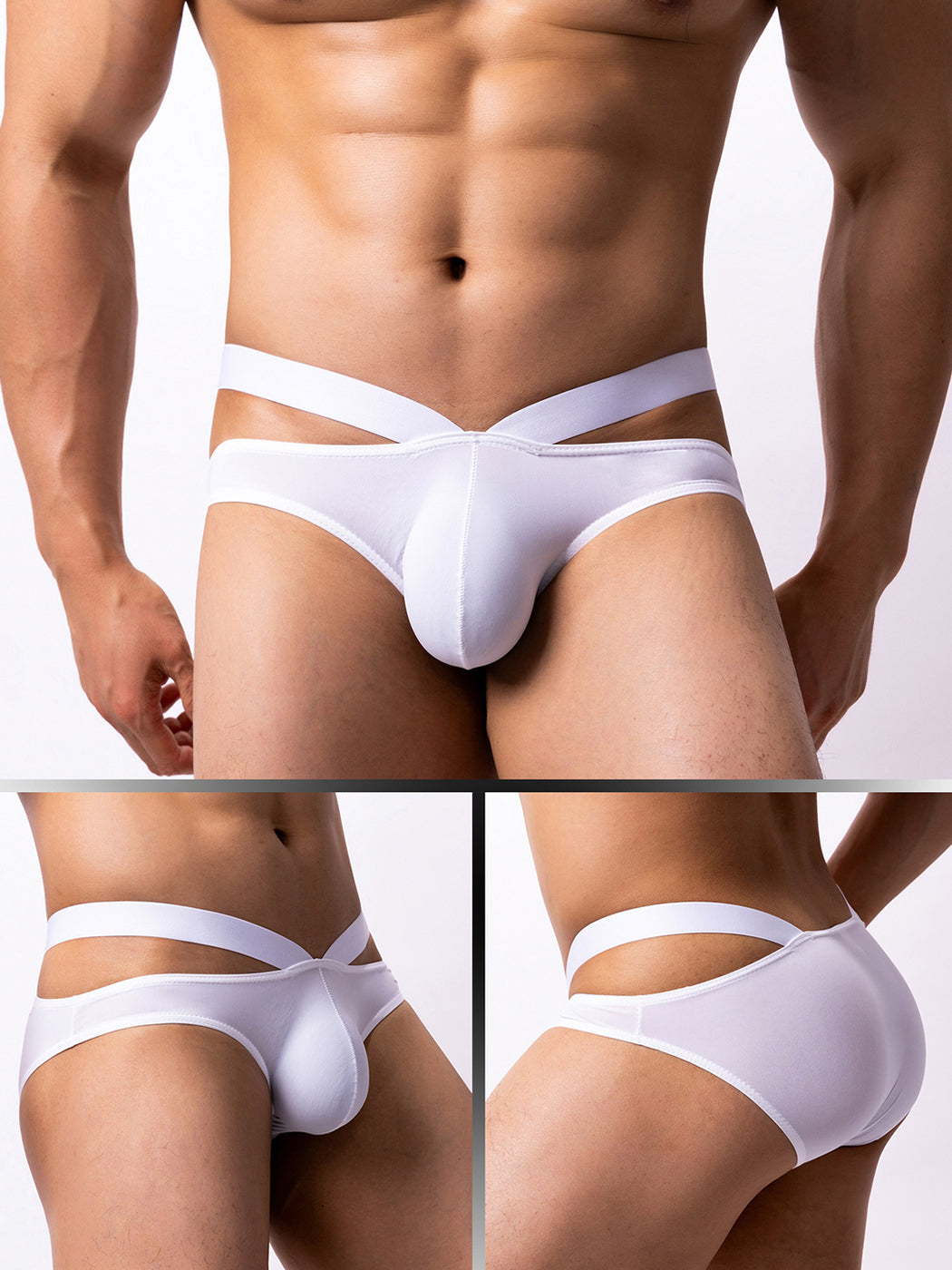 3 Pack Men's Sexy Cross Bikinis