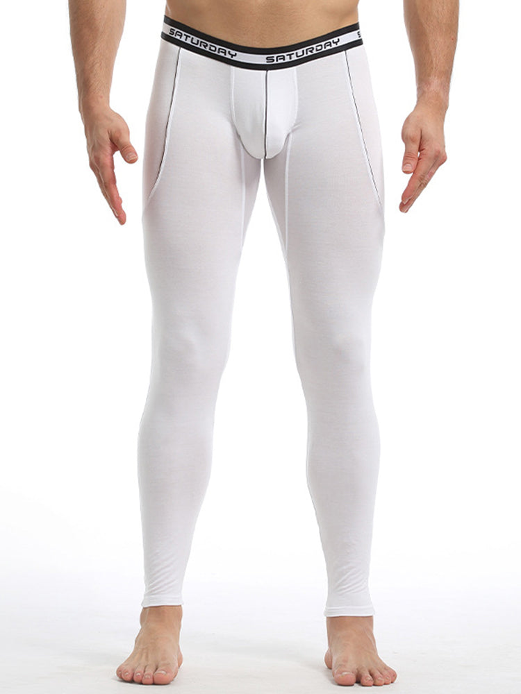 Men's Warm Pants Thin Fleece Casual Thermal Pants