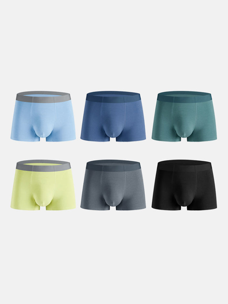 2 Pack Men's Anti-Bacterial Modal Trunks