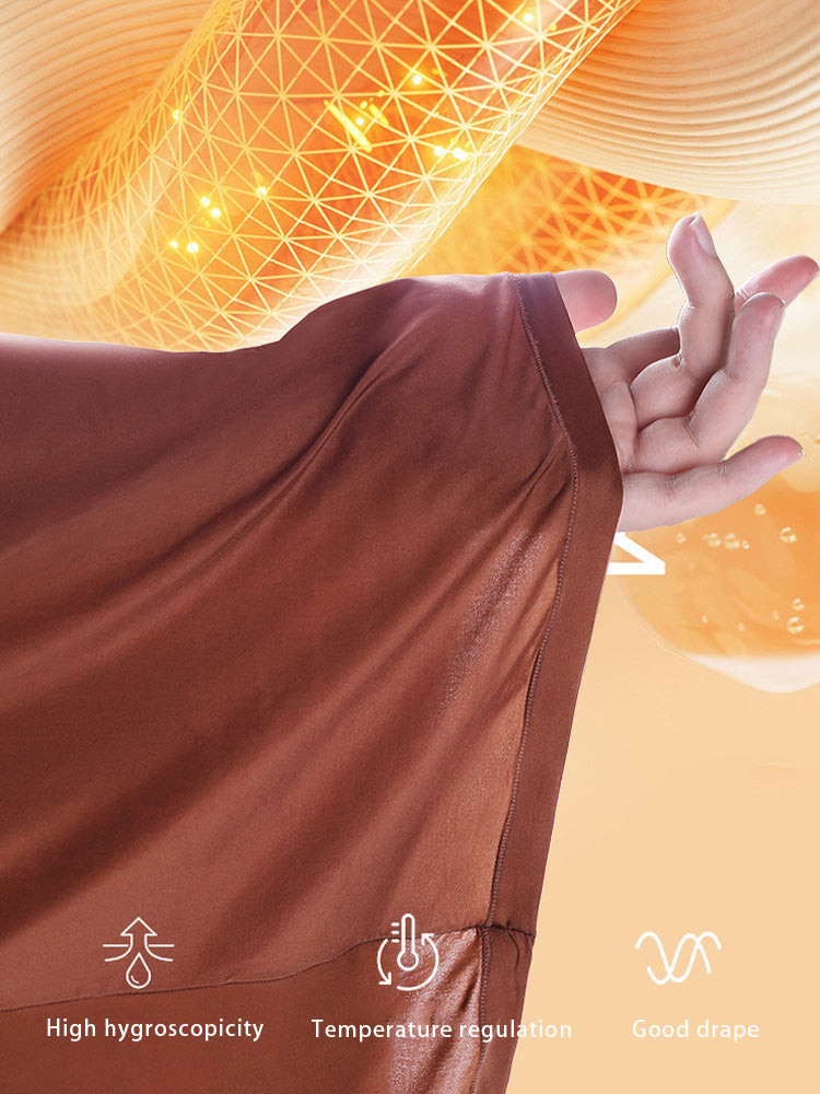 Men's Skin-Friendly Ultra-Thin High-Elastic Anti-Static Thermal Base Layer Tops & Bottoms