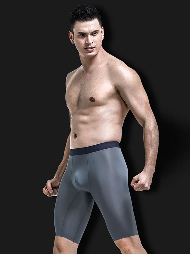 3 Pack Men's Anti-Chafing Seamless Running Briefs
