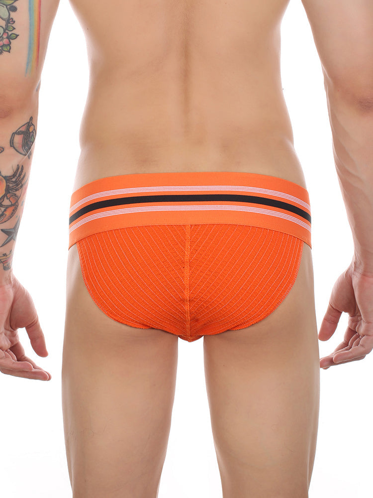 2 Pack Men's High-Stretch Rainbow Sports Comfort Bikini