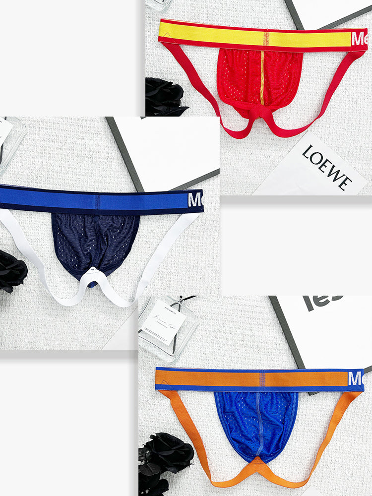 2 Pack Men's Sexy Hip-High Thongs