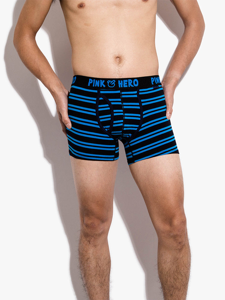 2 Pack European Luxury Brand Personalized Striped Men's Underwear