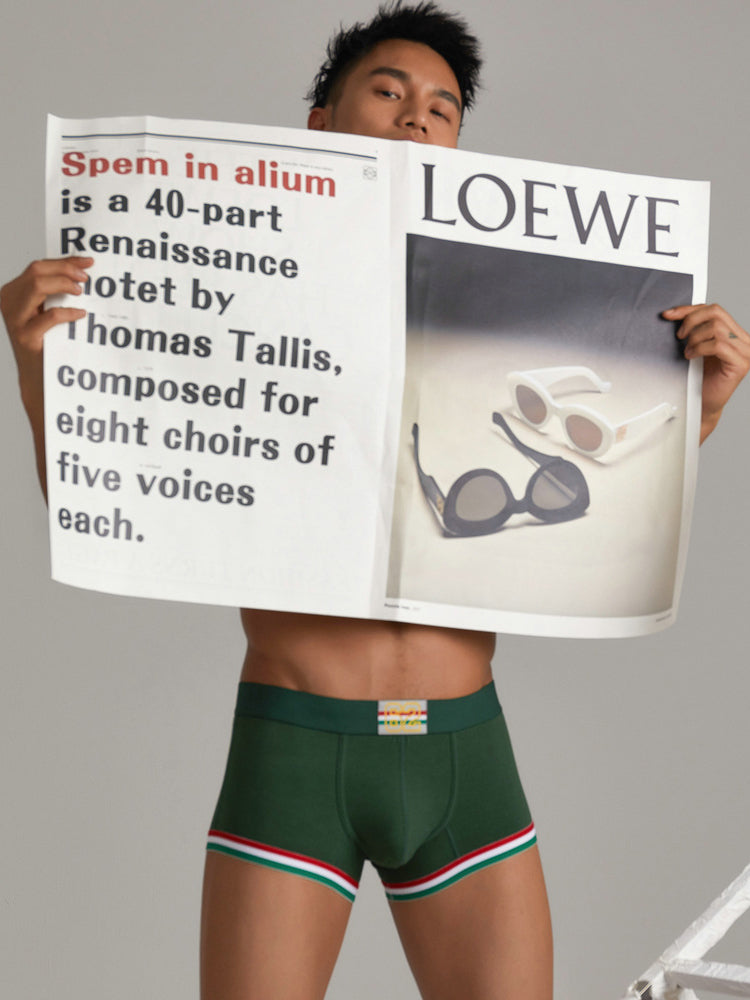 2 Pack Men's Low-Rise Cotton Boxer Briefs