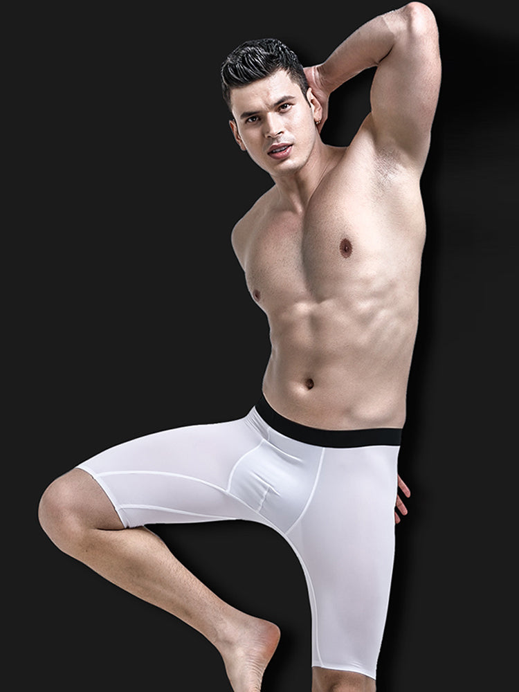 3 Pack Men's Anti-Chafing Seamless Running Briefs