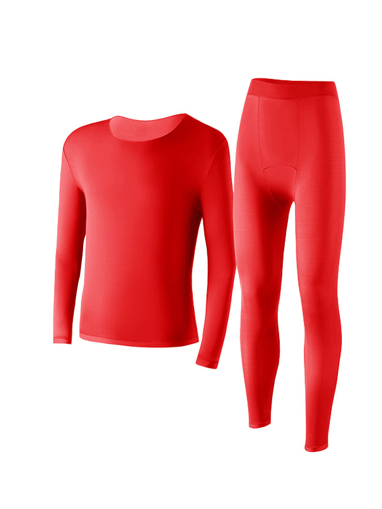 Men's Skin-Friendly Ultra-Thin High-Elastic Anti-Static Thermal Base Layer Tops & Bottoms