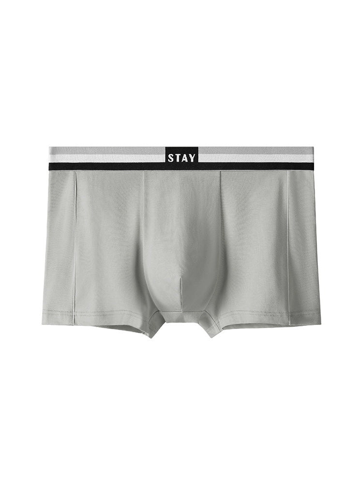 Men's Contrast Color Striped Modal Trunks