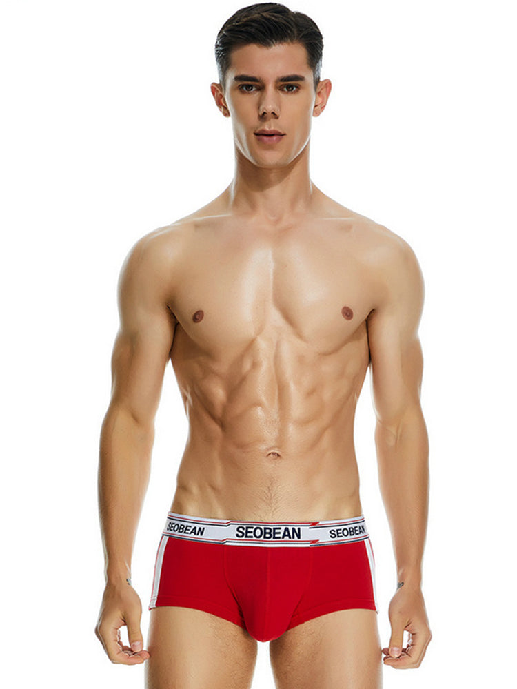Men's Side Line Pouch Cotton Trunks
