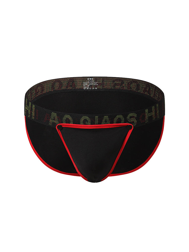 3 Pack Men's Large Pouch Button Waistband Briefs