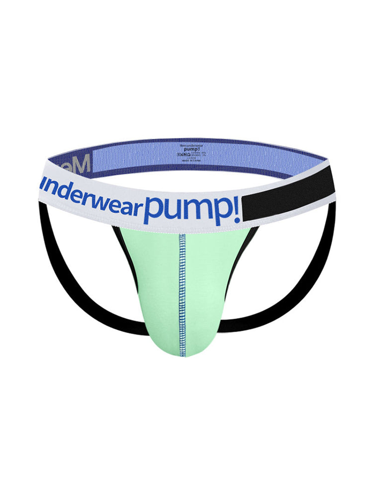 2 Pack Men's 3D Pouch Open-Back Jockstraps