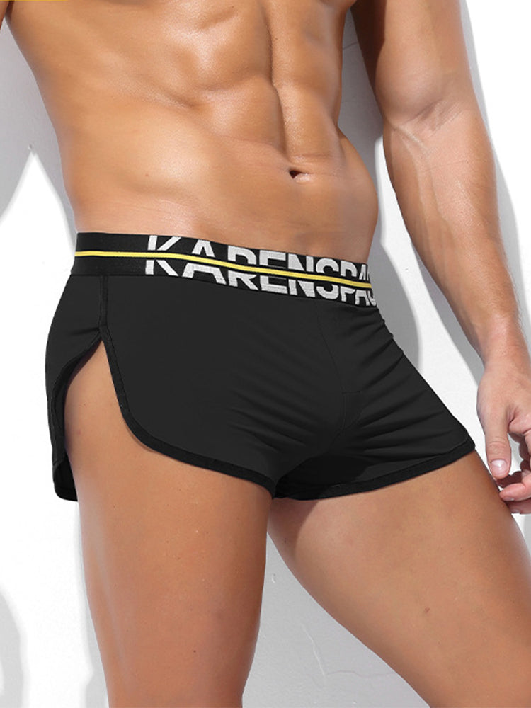 2 Pack Men's Comfortable Lounge Sport Boxer Briefs