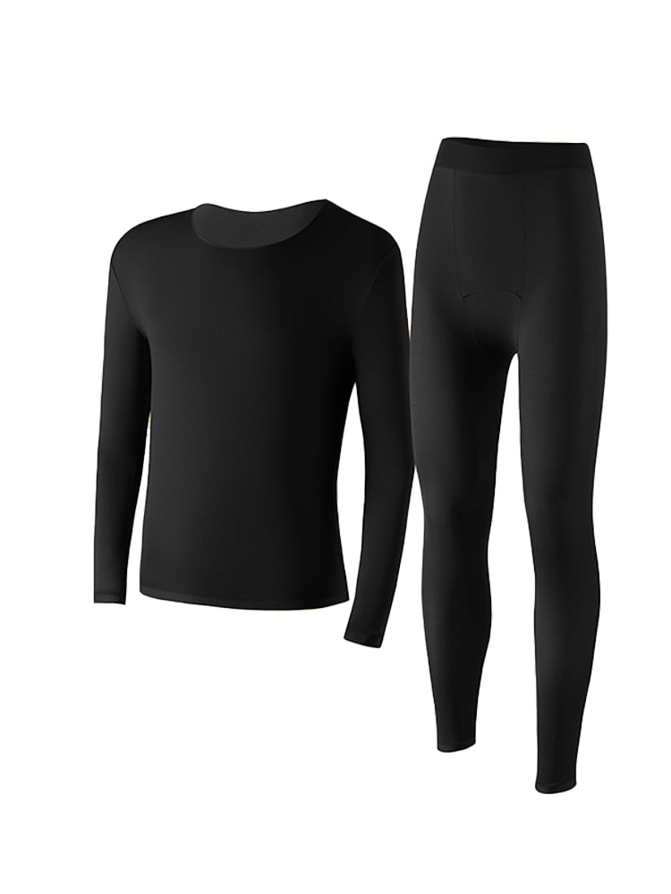 Men's Skin-Friendly Ultra-Thin High-Elastic Anti-Static Thermal Base Layer Tops & Bottoms