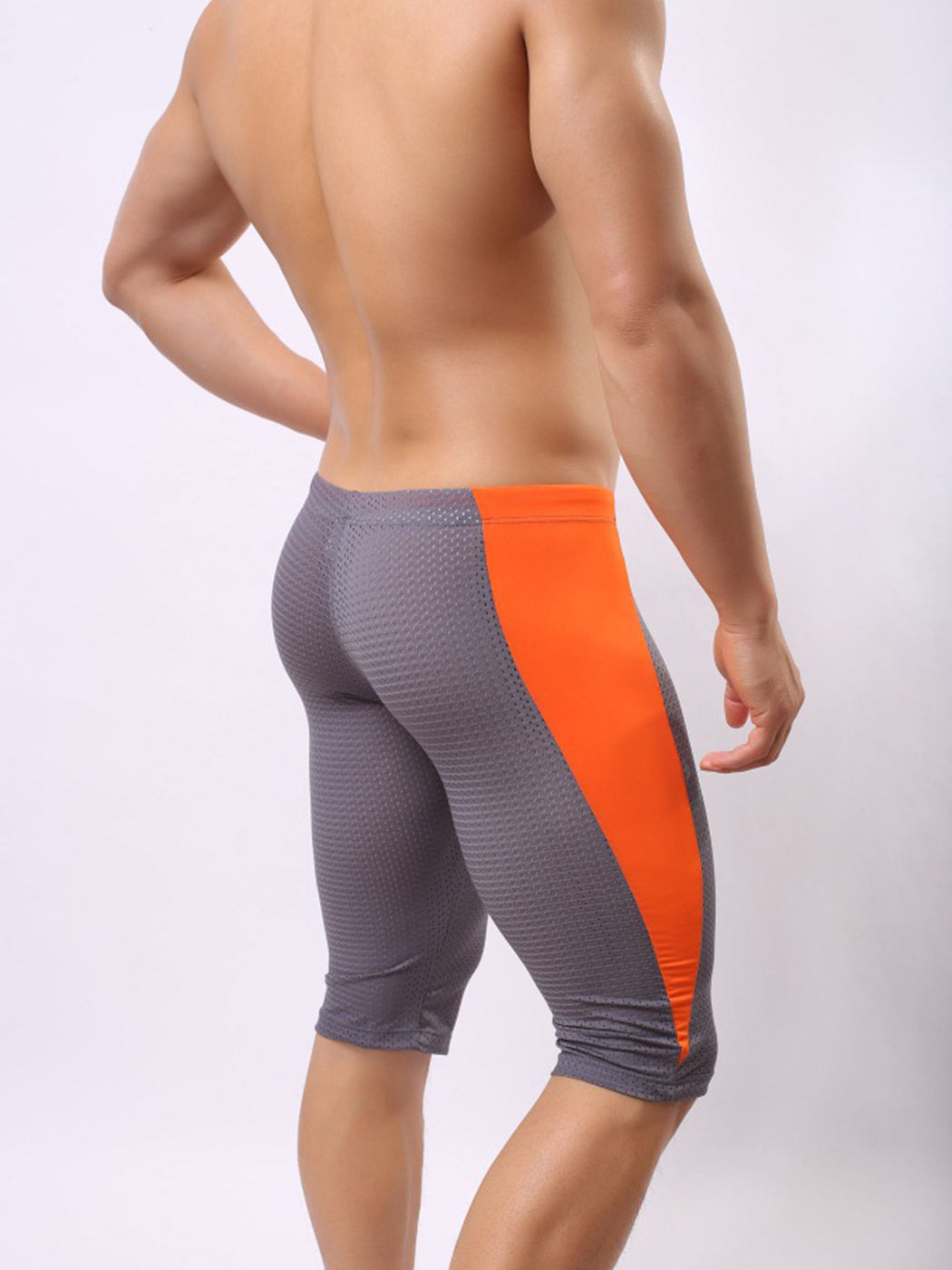 Men's Breathable Compression Shorts with Drawstring